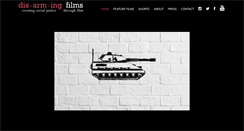 Desktop Screenshot of disarmingfilms.com